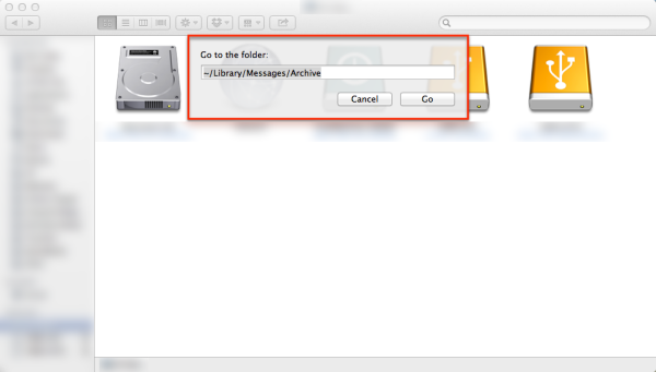 iChat Messages Go To Archive Folder