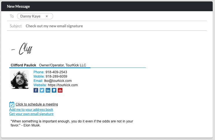 business signature examples