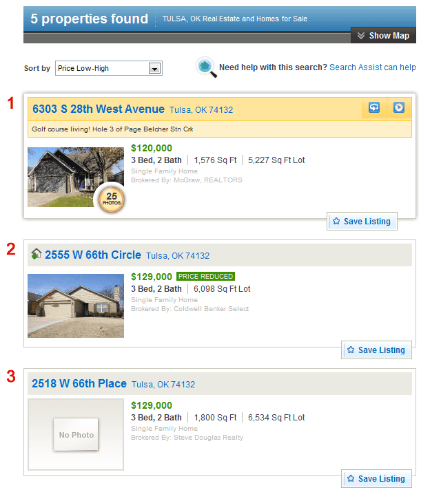 REALTOR.com Comparisons 1