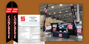 Summit Concrete - trade show, contract design